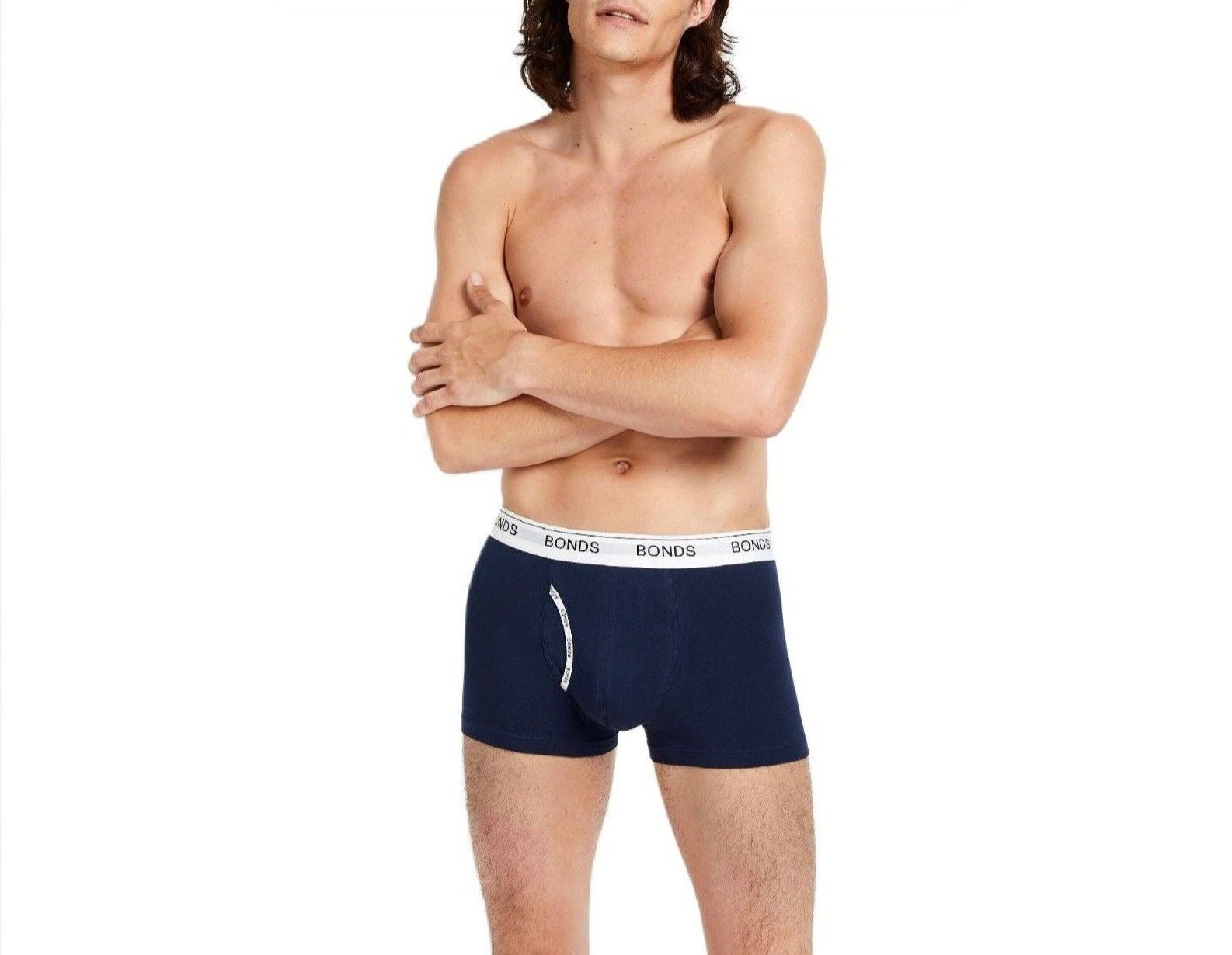 Bonds Mens Guyfront Trunk Stretchy Cotton Fabric Elastic Waistband MZVJ