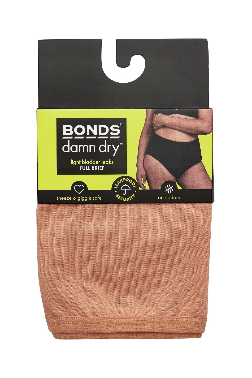 Bonds Womens Damn Dry Full Brief Stay Fresh Soft and Flexible Panty 3 Pack WRR8A