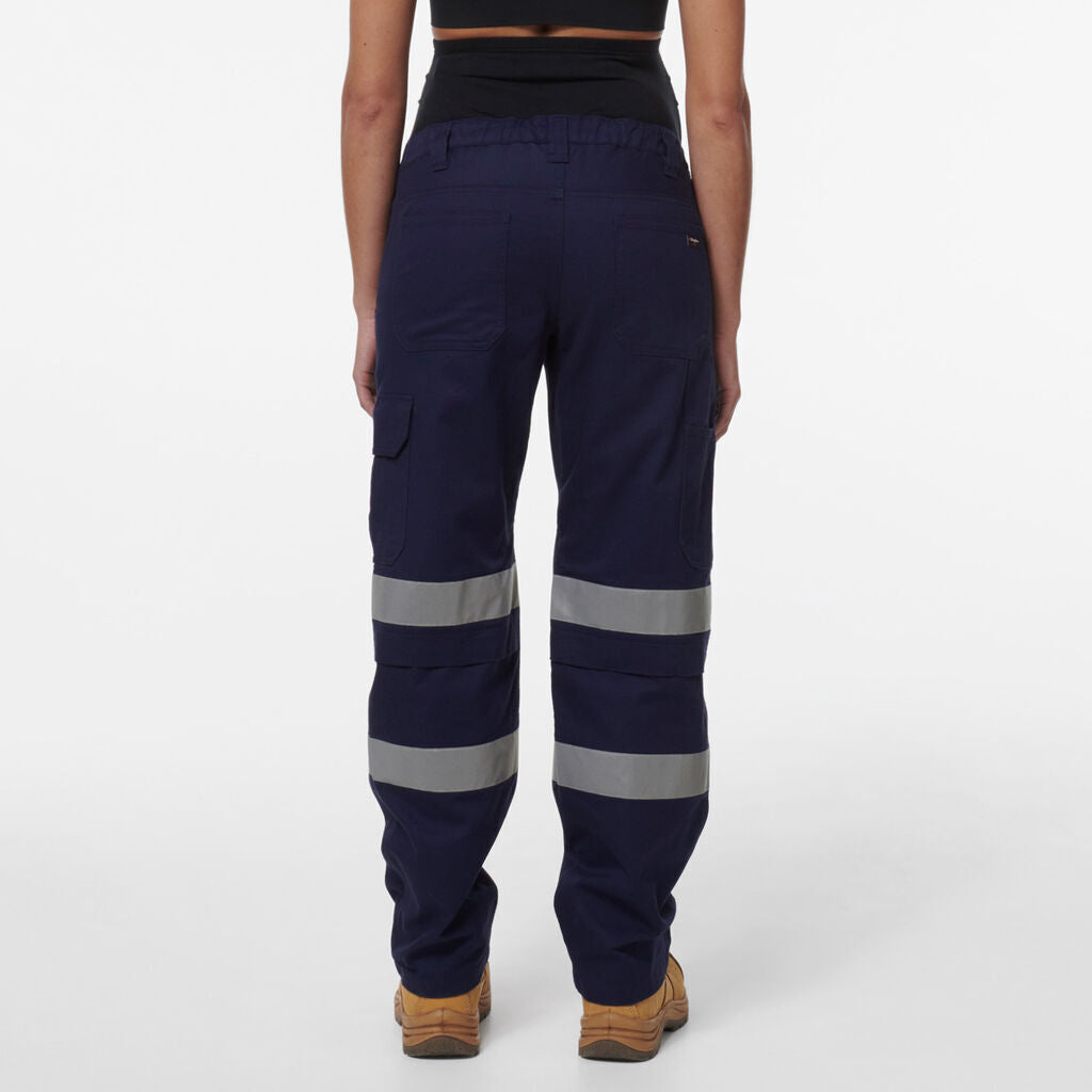 KingGee Womens 4Pack Safety WorkCool Maternity Reflective Bio Motion Pant K43007