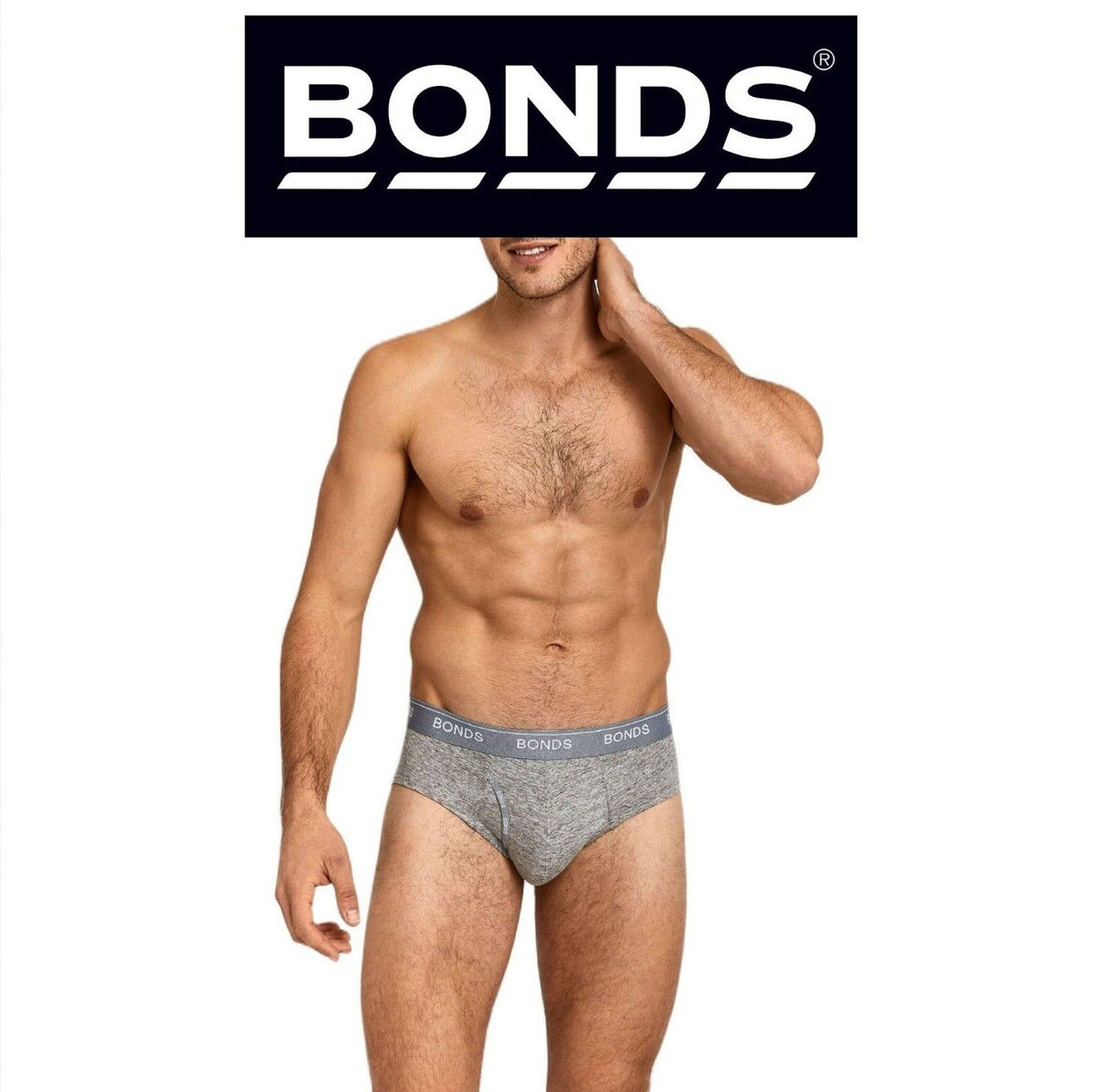 Bonds Mens Guyfront Brief Soft and Stretchy Cotton Functional Fly MZVI