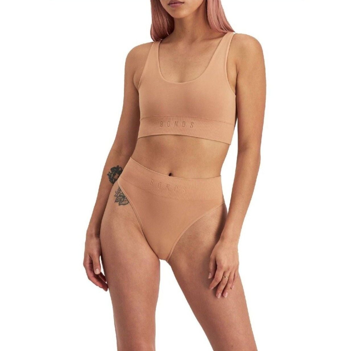 Bonds Womens Bases String Bikini Seamless Soft & Stretch Hi Waist WT4R