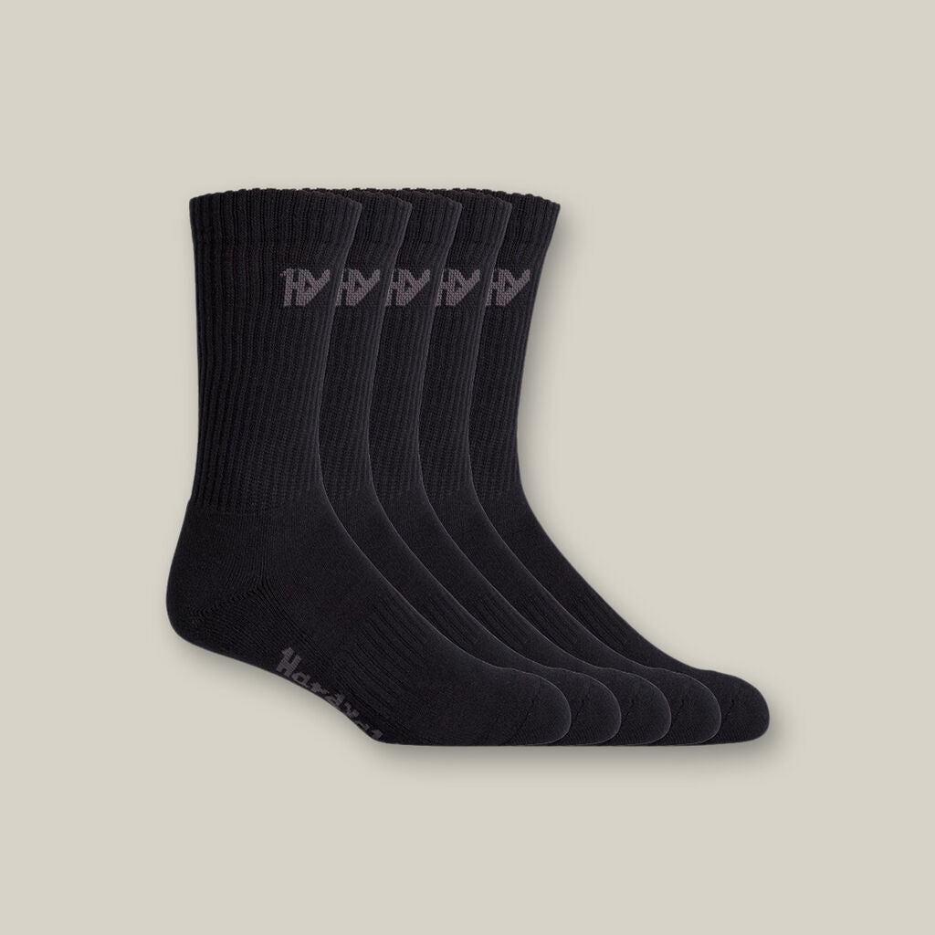SUPER SALE! Hard Yakka Mens 3056 Lace Up Safety Boot FREE 5Pack Sock Y60203