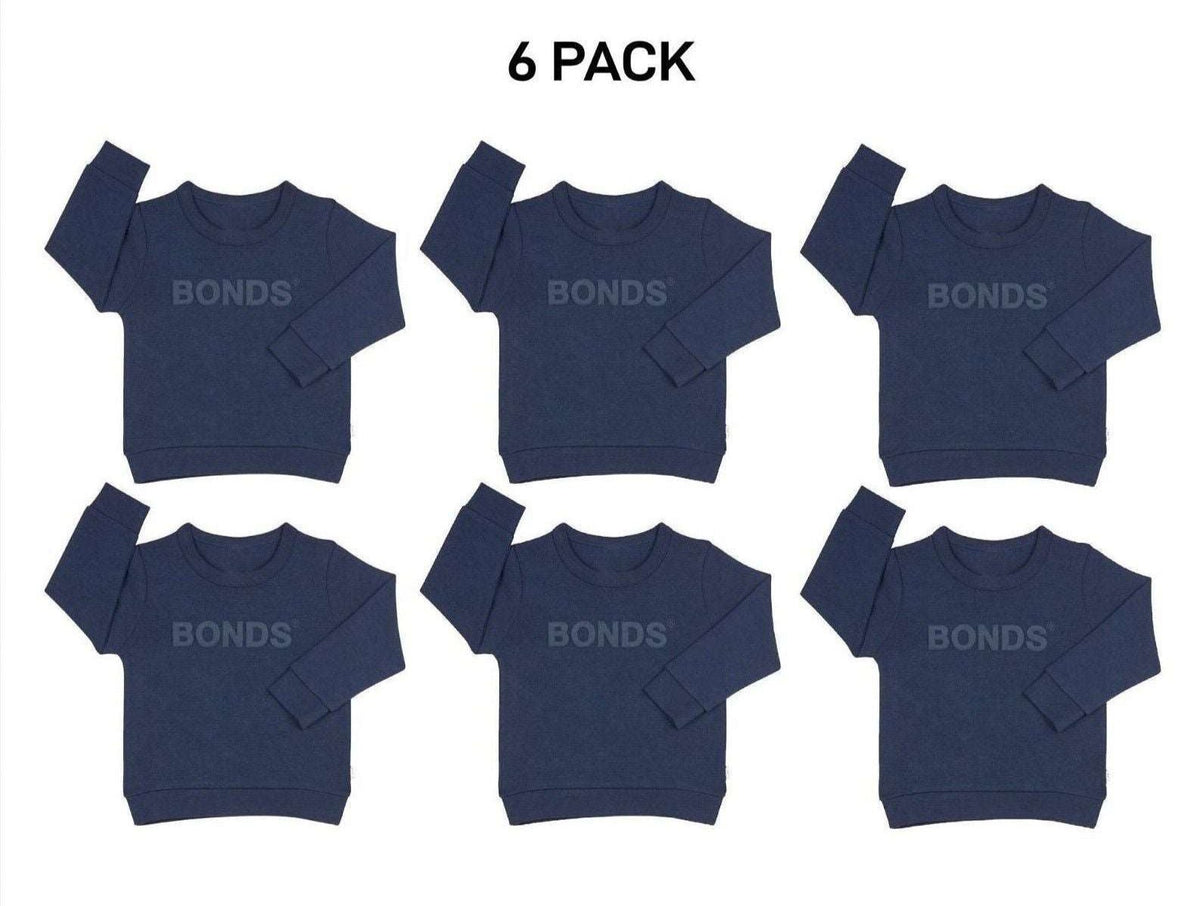 Bonds Baby Tech Sweats Pullover Ultimate Warm Comfort Sporty Style 6 Pack KVQTA