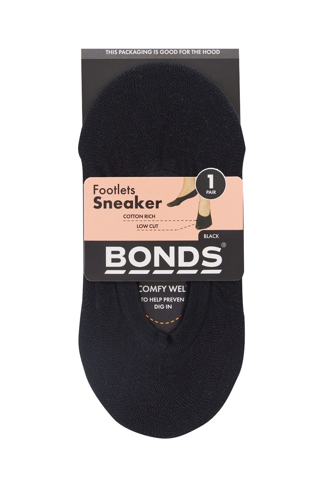Bonds Womens No Show Footlets Cotton Rich Stocking Socks Seamless 12 Pack L7344W