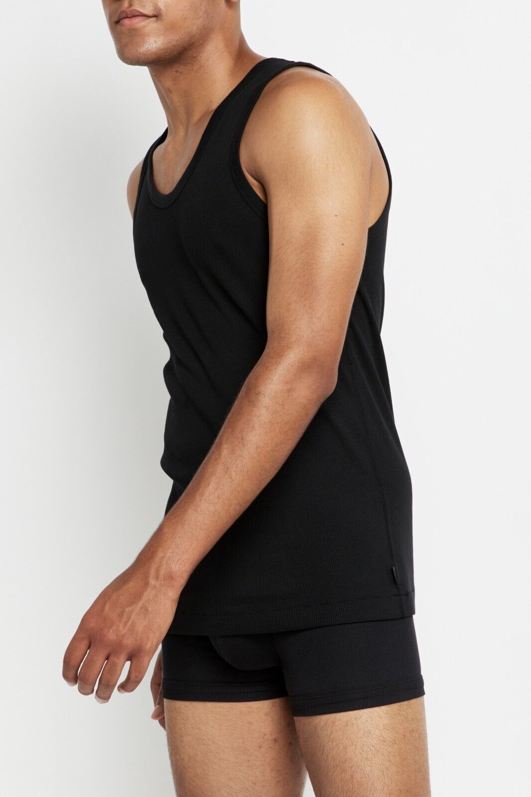 Bonds Mens Organic Chesty Cotton Rib Modern Classic Singlet Shape MX3R