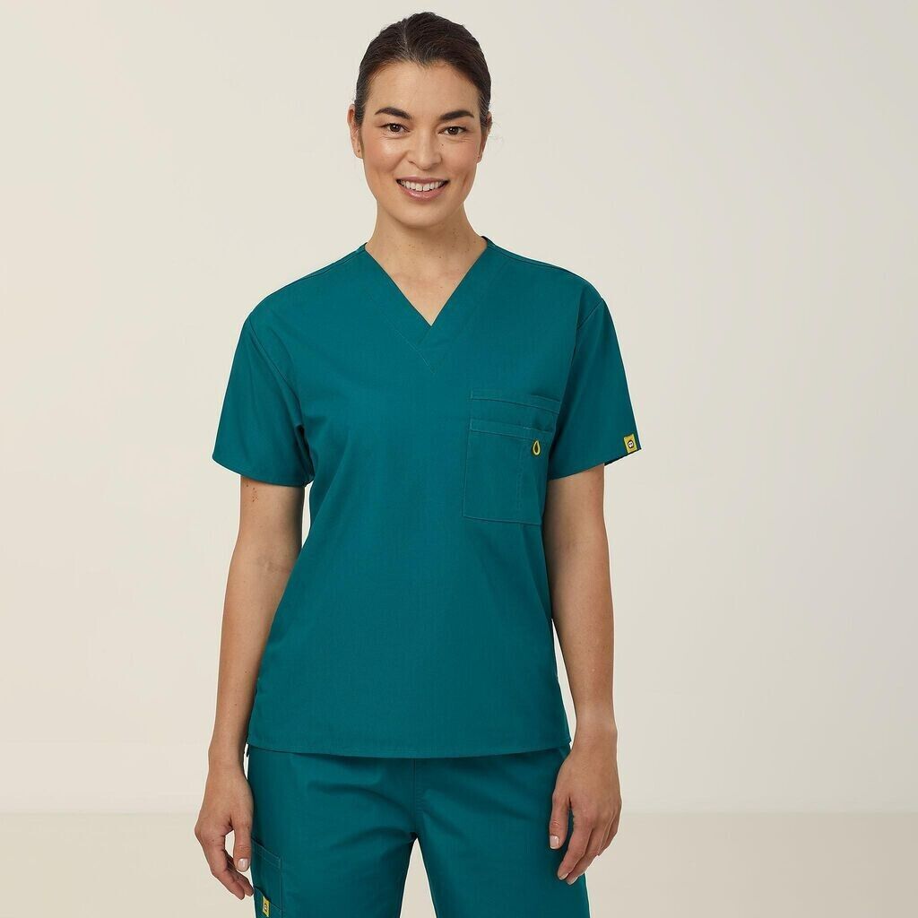 NNT Unisex Wonderwink 2 Pack Origins Pocket V Neck Scrub Top Alpha CATRE4-Collins Clothing Co