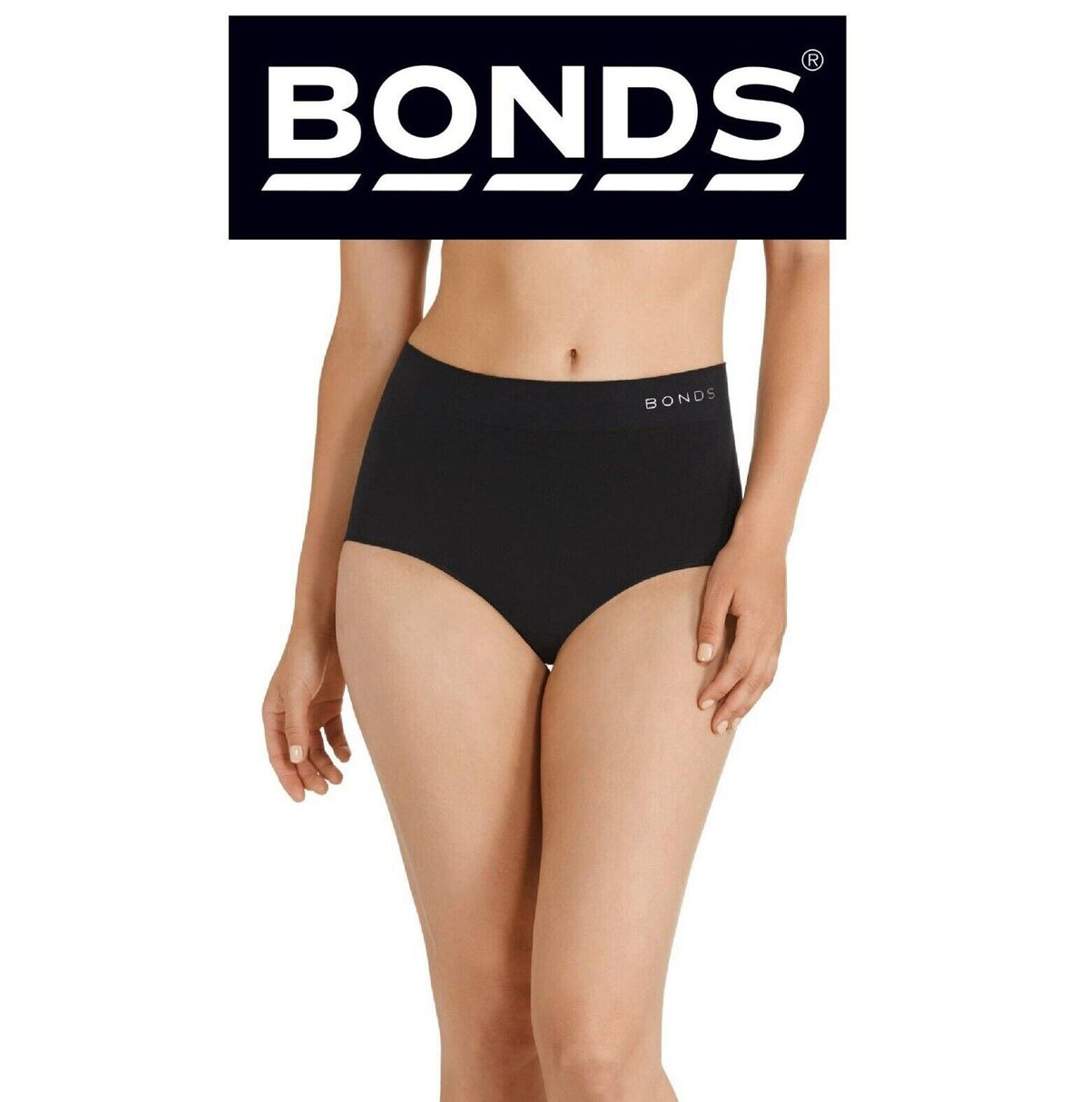 Bonds Womens Full Brief Seamless Comfortable Branded Waistband WWGAA