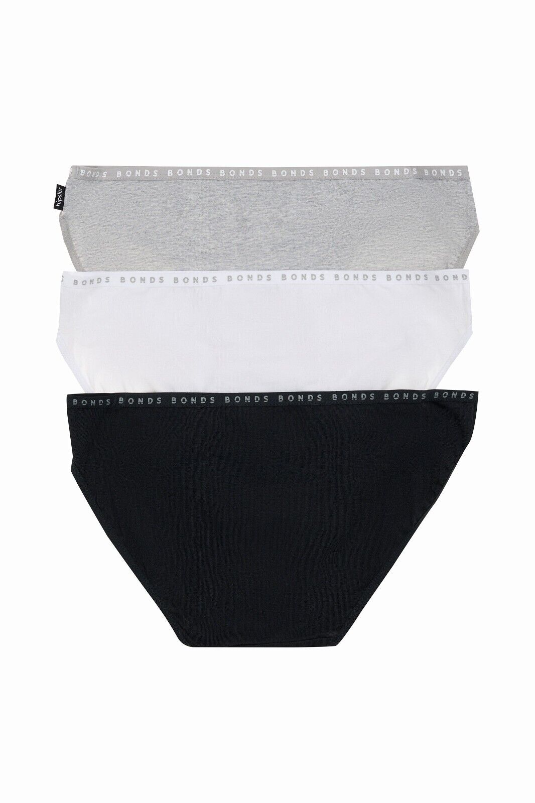 Bonds Womens Hipster Bikini Soft Cotton Low Rise Stretchy Waist 6 Pack WUFNA