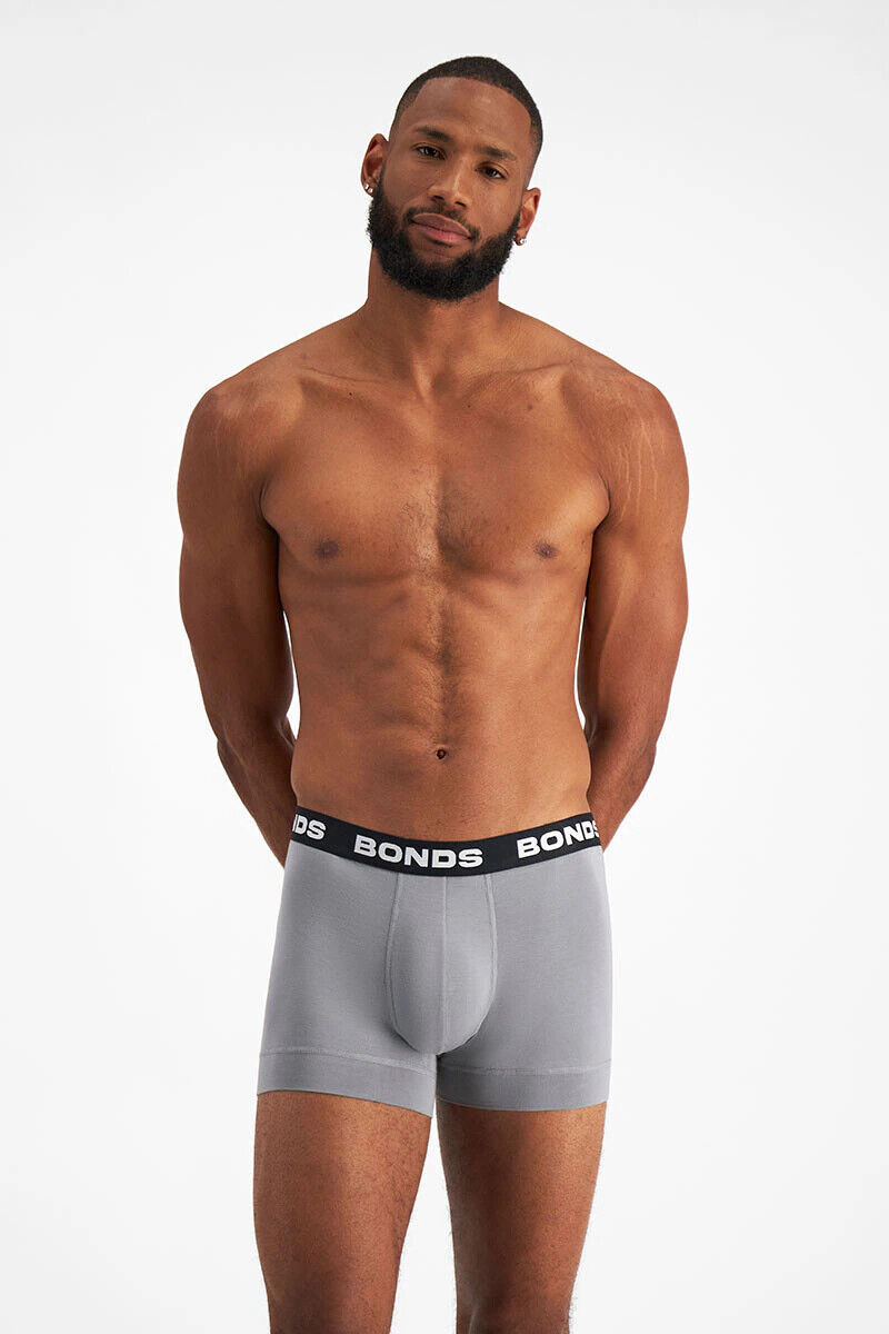 Bonds Mens Total Package Trunk Soft and Breathable Viscose Bamboo 12 Pack MWK83A
