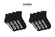 Bonds Kids Logo Cushioned Quarter Crew Sock Thickness & Comfiness 8 Pack RXTW4W
