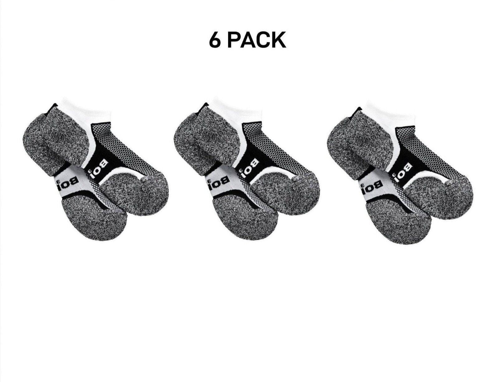 Bonds Womens Ultimate Comfort Low Cut Socks Heel & Toe Cushioning 6 Pack LANJ2N