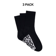 Bonds Mens Logo Cushioned Crew Socks Extra Comfort Smooth Seams 3 Pack SXMW3N