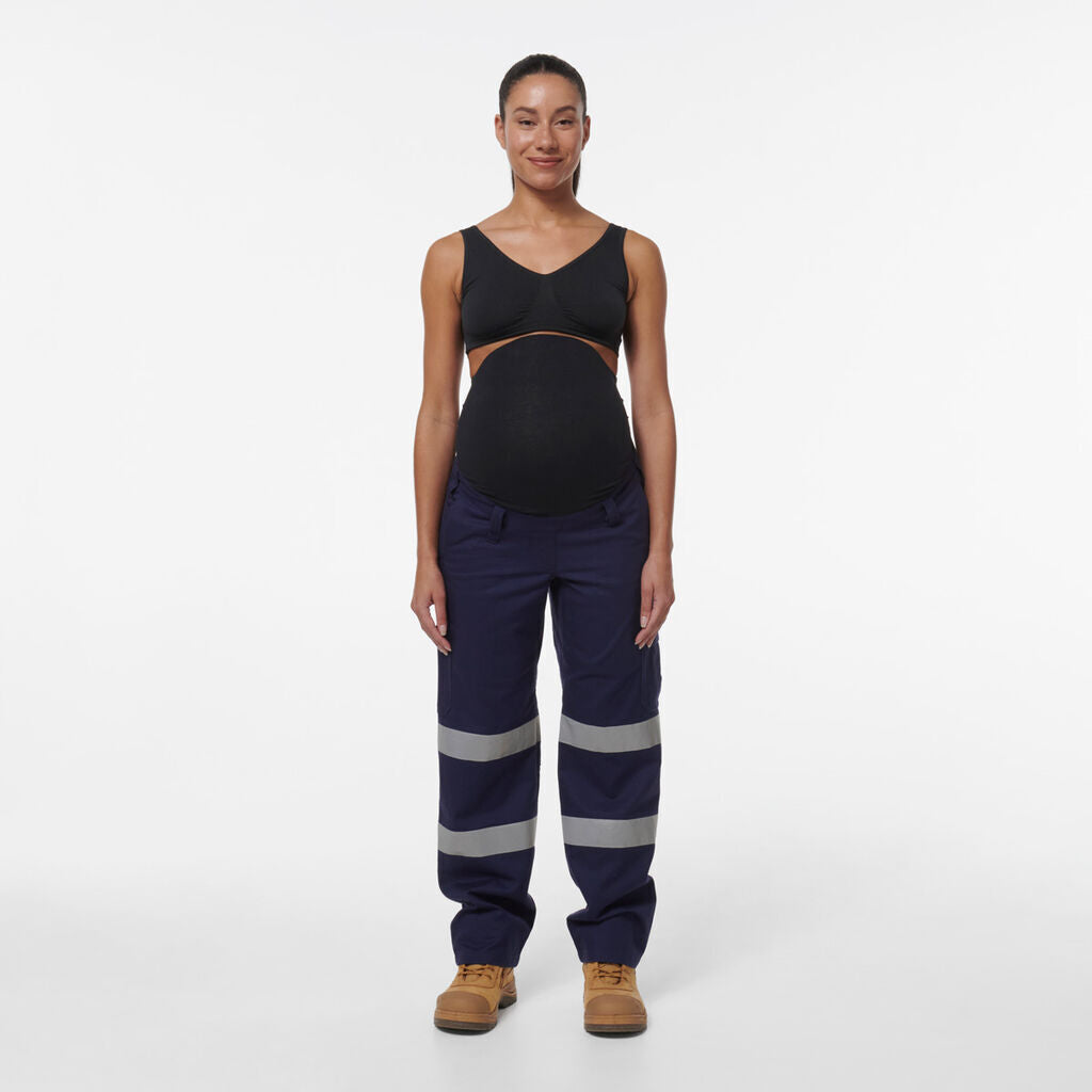 KingGee Womens Safety WorkCool Maternity Reflective Bio Motion Pant K43007-Collins Clothing Co