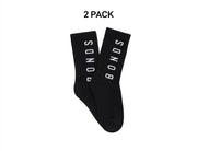 Bonds Womens Originals Crew Socks Cushioned Foot Soft Cotton 2 Pack LYEQ2N