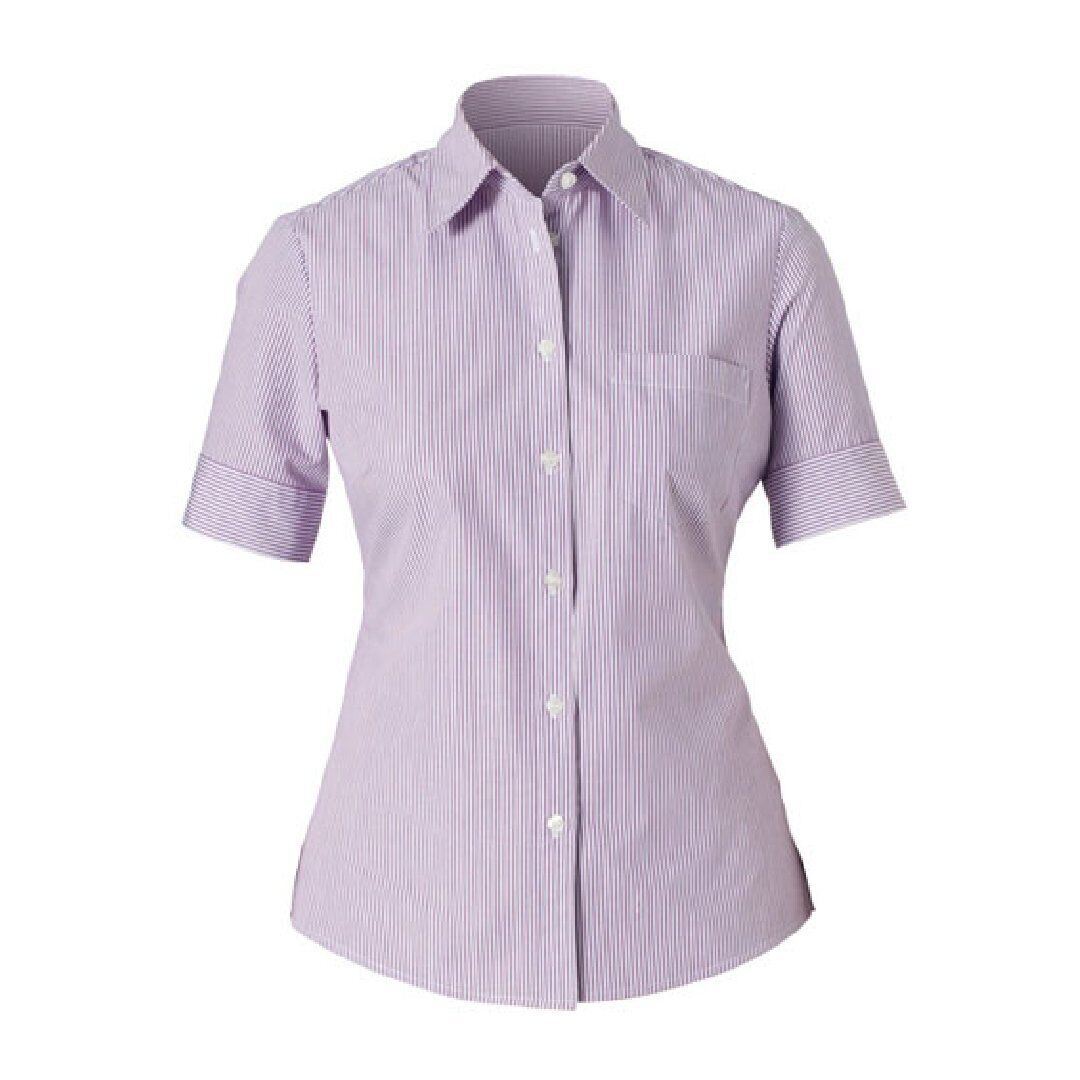 SALE NNT Womens Cotton Blend Balance Stripe BK Stripe Classic Shirt CAT47C