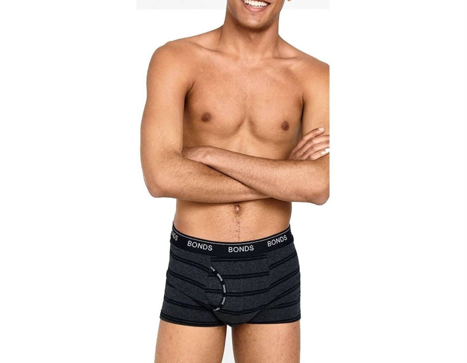 Bonds Mens Guyfront Trunk Ultra Soft Elastic Waistband Seam Free MX3K