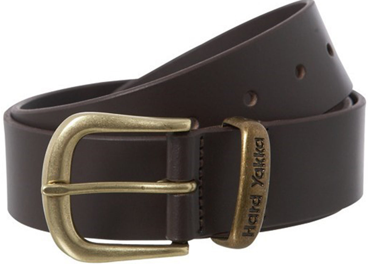 SALE Hard Yakka Belt Colorado Oil Tan Leather Work Brass Buckle Brown Y09402