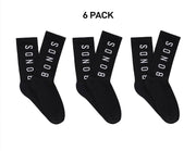 Bonds Mens Originals Crew Socks Stretchy Rib Ankle & Arch Support 6 Pack SYEX2N