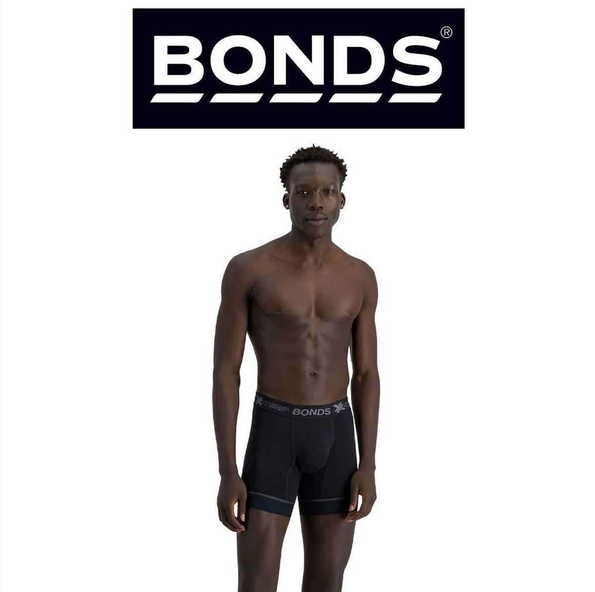 Bonds Mens X-Temp Grip Tech Mid Trunk Support and Protect Mid Length MWR7