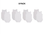 Bonds Baby Wonderbodies Singlets Comfy Soft Stretchable Cotton 8 Pack BWTRA