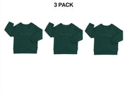 Bonds Kids Tech Sweats Pullover Soft Knitted Warm Cotton Poly Blend 3 Pack KVQTK