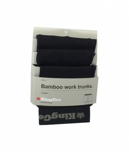 KingGee Bamboo Work Trunks 12 Pack Superior Jocks Comfort Breathable K19005