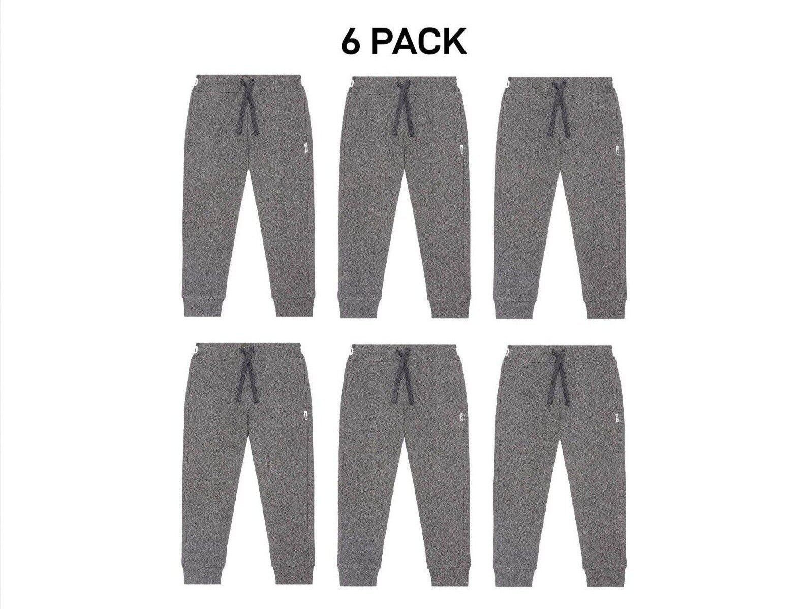 Bonds Kids Fleece Trackie Pants Drop Crotch Styling & Tapered Legs 6 Pack KVRJK