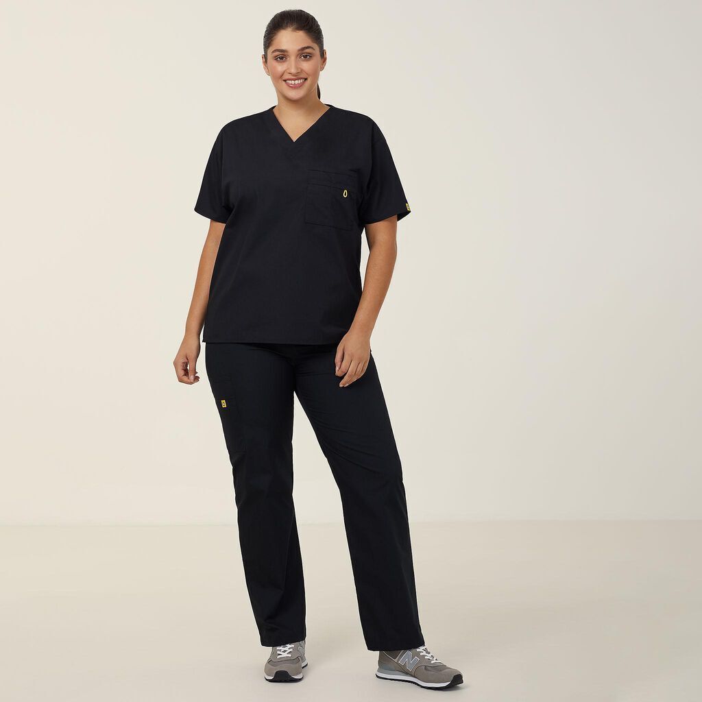NNT Unisex Wonderwink 2 Pack Origins Pocket V Neck Scrub Top Alpha CATRE4-Collins Clothing Co