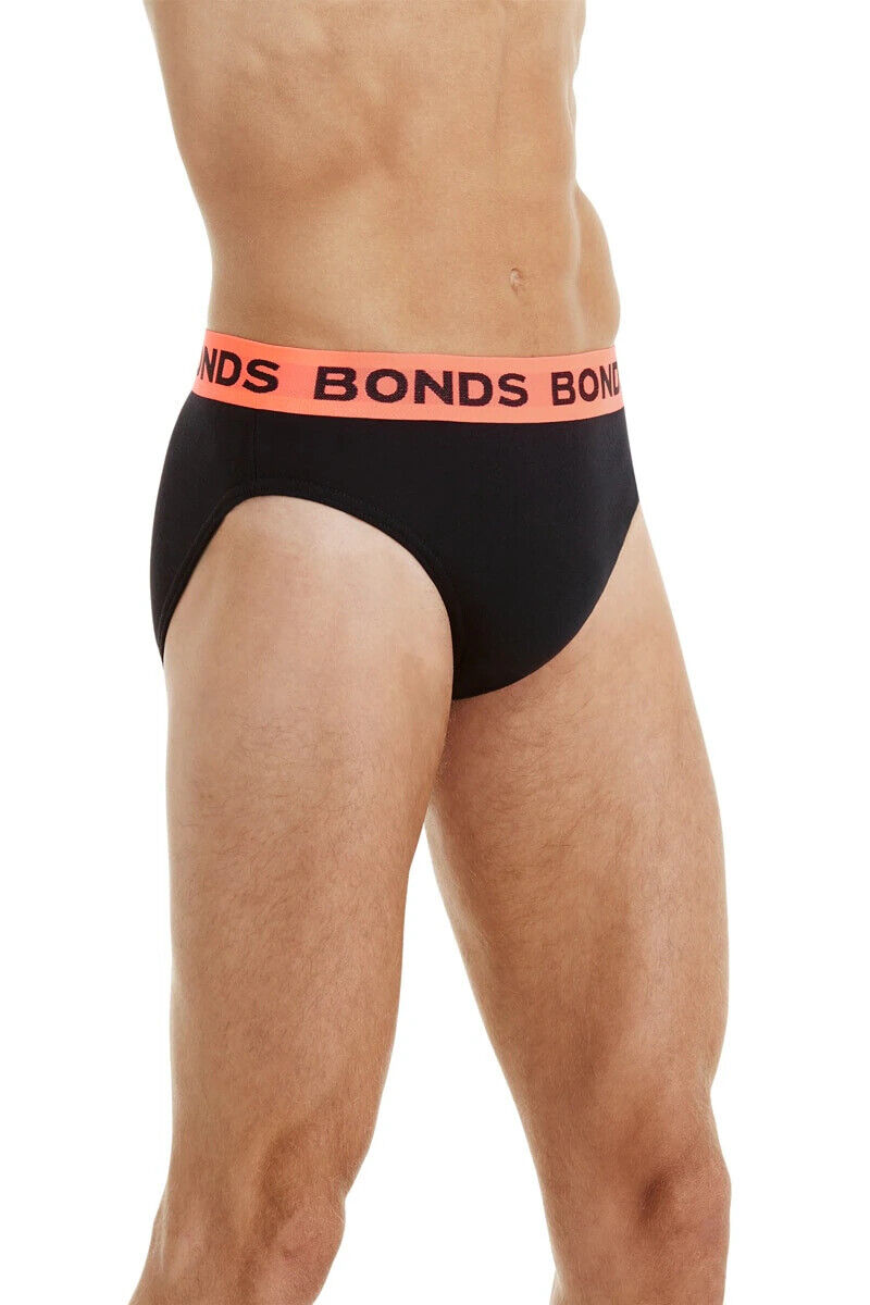 Bonds Mens Hipster Brief Super Soft Branded Elastic Waistband 15 Pack M8DMTX