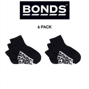 Bonds Kids Cushioned Quarter Crew Thickness for Comfiness Sock 6 Pack RXVP3N