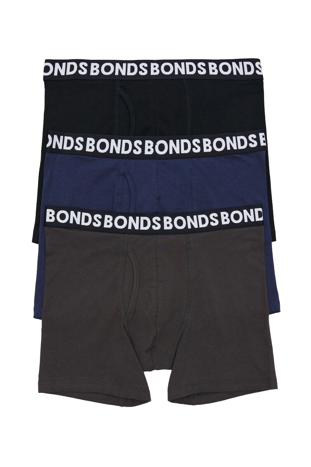 Bonds Mens Guyfront Mid Trunk Signature Fly Opening Seamfree Side 12 Pack MWKM3A-Collins Clothing Co