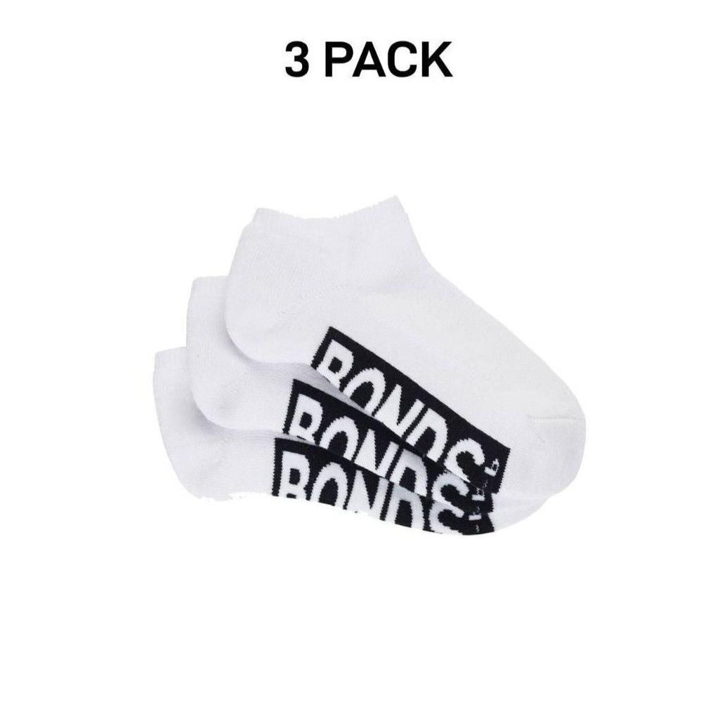 Bonds Kids Cushioned Low Cut Mesh Cooling Zone Cotton Sock 3 Pack RXVQ3N