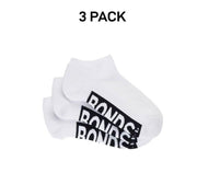 Bonds Kids Cushioned Low Cut Mesh Cooling Zone Cotton Sock 3 Pack RXVQ3N