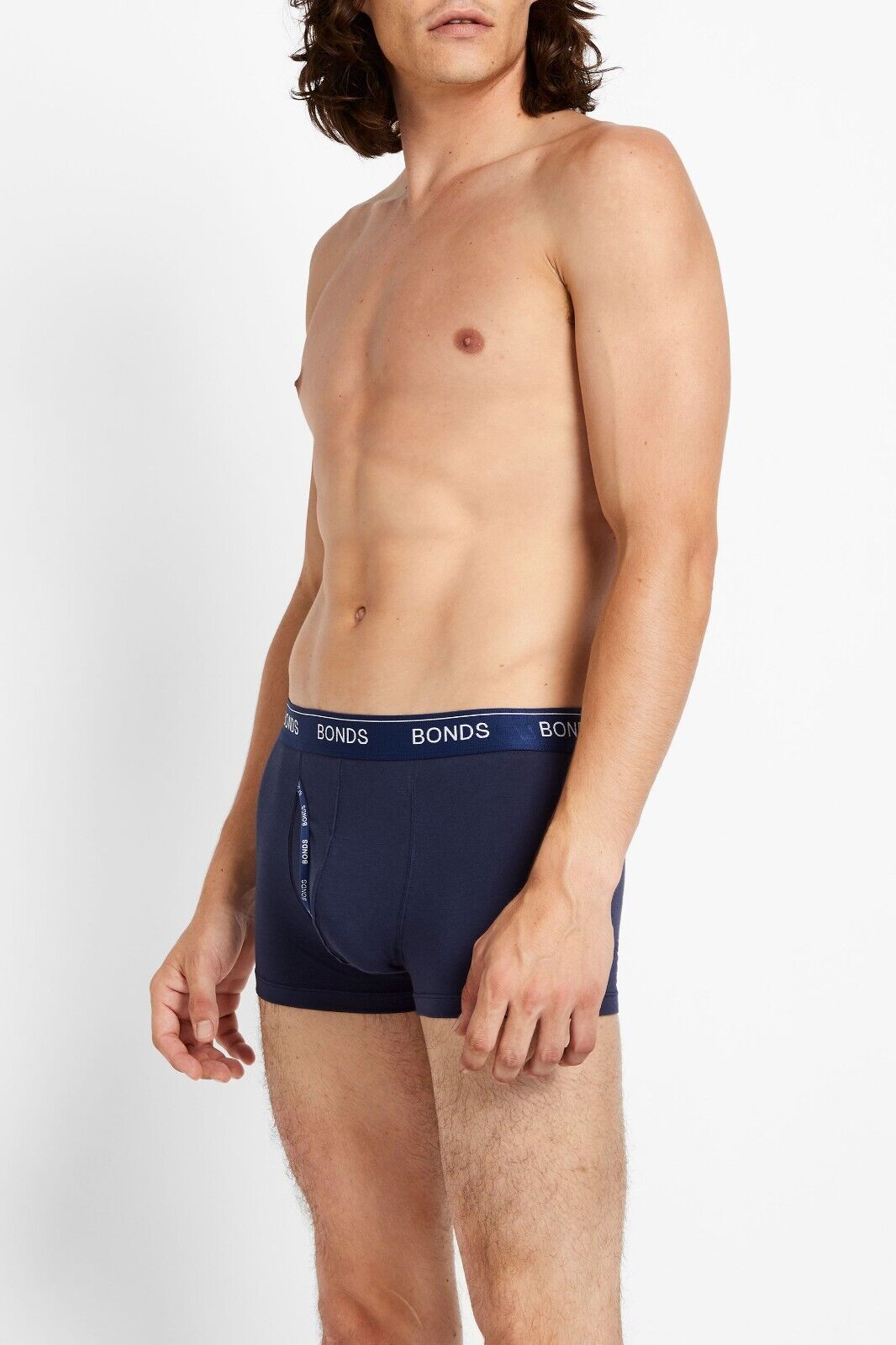Bonds Mens Guyfront Trunk Seamfree Sides and Fly Front Opening 3 Pack MY963A