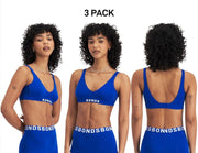 Bonds Womens Chafe Off Crop Ultimate Comfort Soft and Cooling Finish 3 Pack WR3X