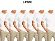 Bonds Mens Genuine V-Neck Raglan Tee Seamfree Sleeve in Smaller Size 6 Pack M976