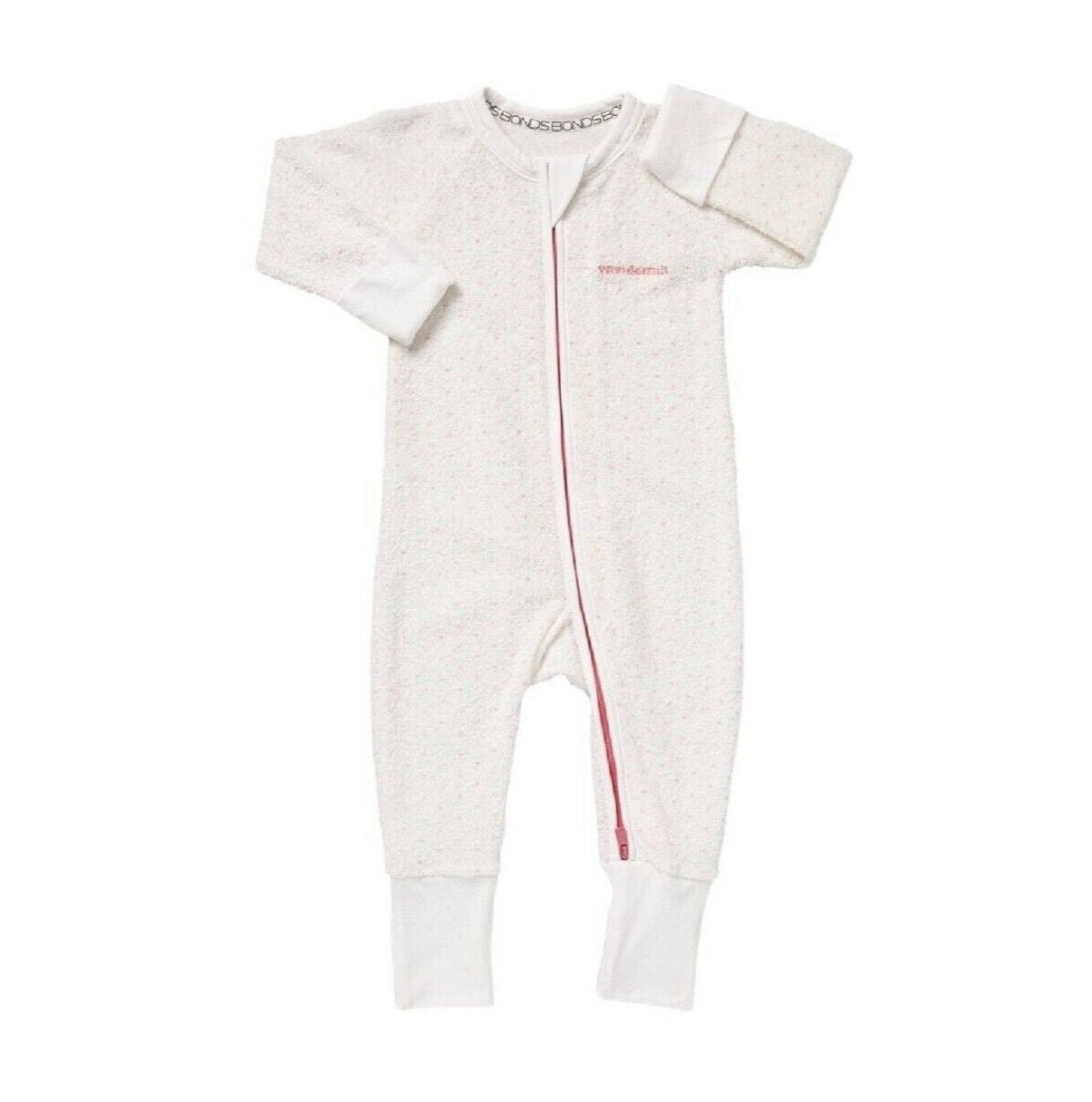 Bonds Baby Poodlette Zip Wondersuit Soft Cotton Warmth Terry Fabric BZJSM