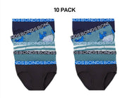 Bonds Boys Brief Soft Stretchable and Comfortable Contoured Fit 10 Pack UWNU5A