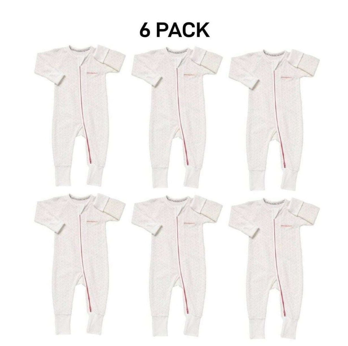 Bonds Baby Poodlette Zip Wondersuit Soft Cotton Warmth Terry Fabric 6 Pack BZJSM