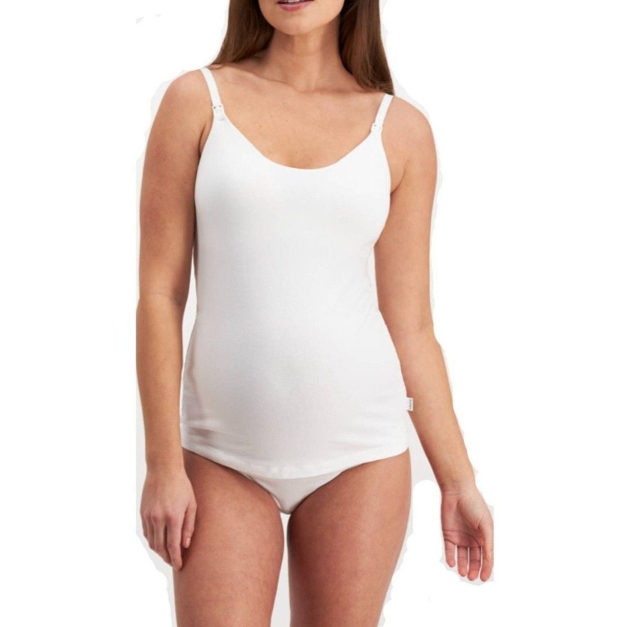 Bonds Womens Maternity Contour Support Singlet Organic Cotton YWYCY