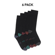 Bonds Mens Bamboo Crew Socks Fine Seams Comfy Toes & Ankle Support 6 Pack SZFQ5W