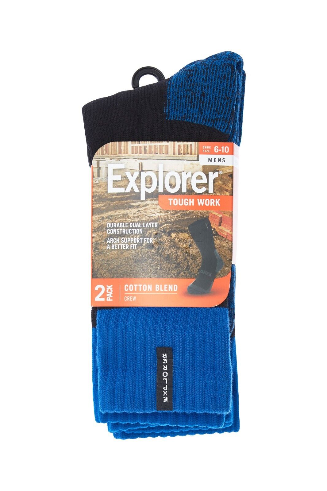 Bonds Mens Explorer Tough Work Durable Dual Layer Cotton 2 Pack SYNJ2W