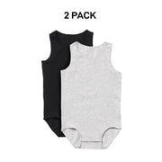 Bonds Baby Wonderbodies Singlet Suit Super Stretchy Cotton Fabric 2 Pack BXW6A