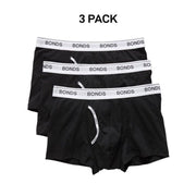 Bonds Mens Guyfront Trunk Seamfree Sides and Fly Front Opening 3 Pack MY963A
