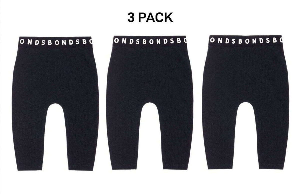 Bonds Baby Stretchies Legging Super Soft & Stretchable Comfortable 3 Pack BXF8A