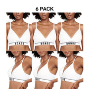 Bonds Womens Retro Rib Wirefree Tee Bra Comfortable & Stretchable 6 Pack YXF7Y