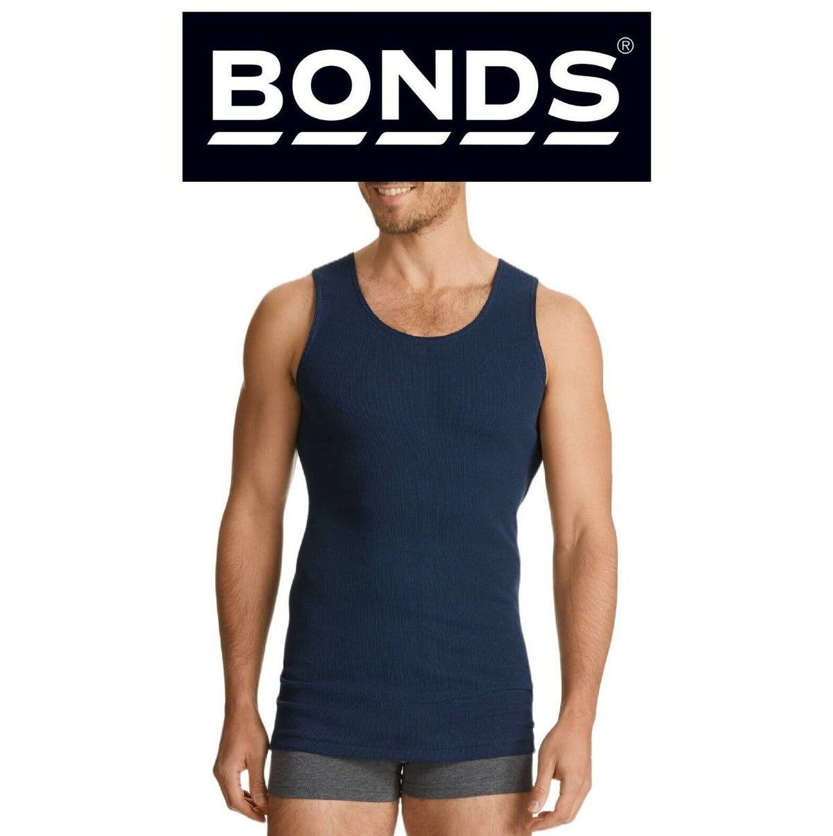 Bonds Mens Chesty Singlets Cotton Side Seamfree Comfortable Fit M757O
