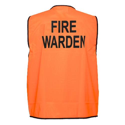 Portwest Fire Warden Hi-Vis Vest 4 Packs Class D Comfort Tape Work Safety MV118