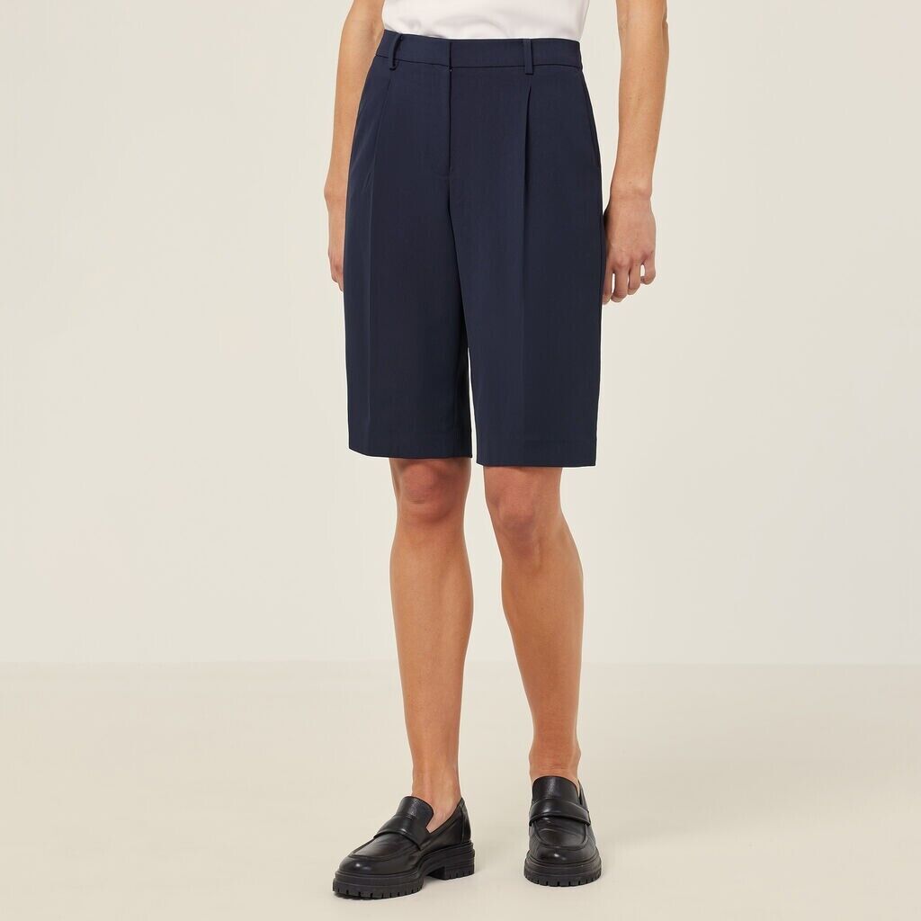 NNT Womens Crepe Lightweight Comfy Stretch Relaxed Knee Length Short CAT3YE-Collins Clothing Co