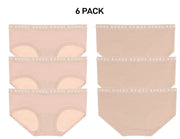 Bonds Womens Hipster Boyleg Soft Cotton Comfortable Stretch Brief 6 Pack WUVWA